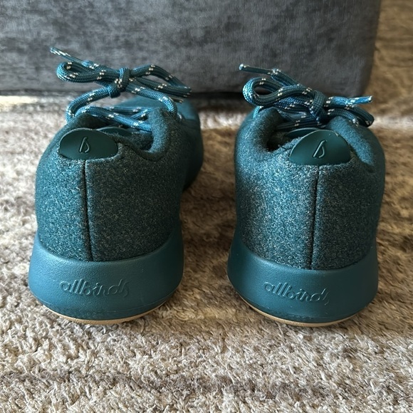 NWOT Allbirds Wool Runner Mizzles Shoes Water Repellent Green Women’s 7 - Picture 4 of 7
